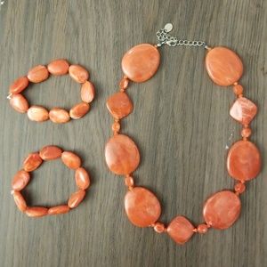 Necklace and 2 Bracelets